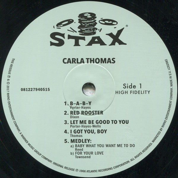 Carla Thomas - Carla (1966) - New LP Record 2017 Stax 180 gram Vinyl - Soul / Funk