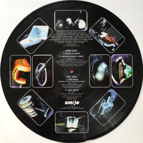 Various - Robot Wars 2 - Metal On Metal - VG+ 12" Single Record 1996 Sm:)e Communications Picture Disc Vinyl - Techno / Acid / Downtempo - Shuga Records