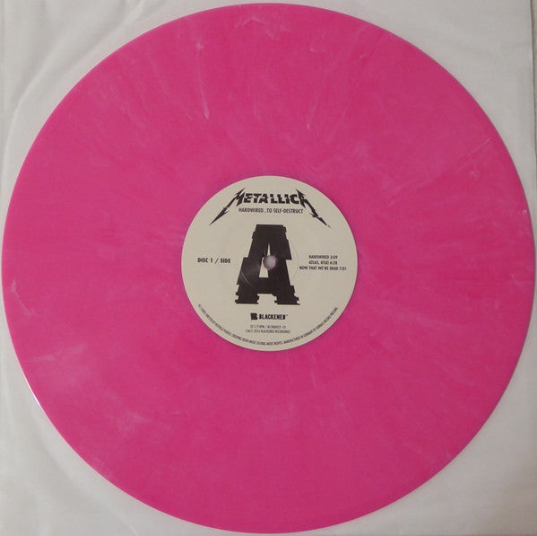 Metallica – Hardwired...To Self-Destruct - VG+ 2 LP Record 2016 Blackened Ten Bands One Cause Pink Vinyl - Heavy Metal / Thrash