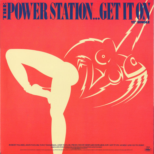 The Power Station - Get It On - Mint- 12" Single Record 1985 Capitol USA Vinyl - Pop Rock / Power Pop