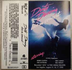 Various - Dirty Dancing - Live In Concert - Used Cassette 1989 RCA Tape - Rock