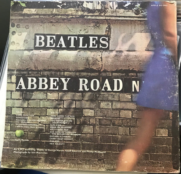 1969 the Beatles Abbey Road LP Apple SO-383 Vinyl Record Album -  Canada