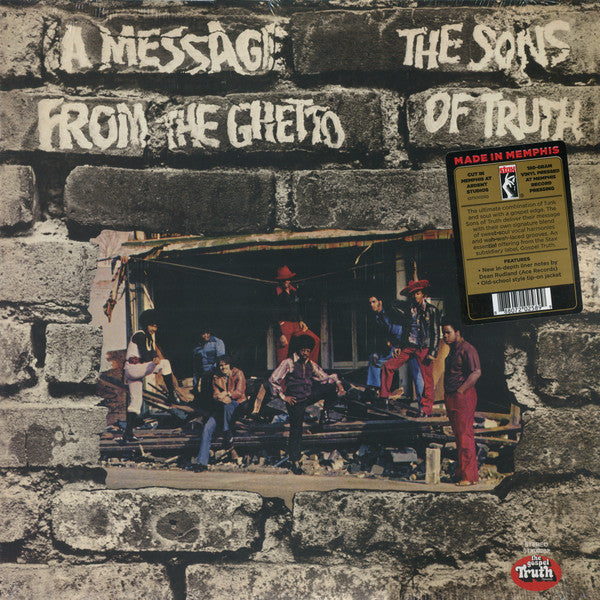 Sons Of Truth - A Message From The Ghetto (1972) - Mint- LP Record 2017 Stax Gospel Truth USA 180 gram Vinyl - Soul / Funk / Gospel - Shuga Records