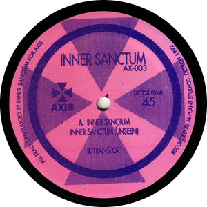 Inner Sanctum (Robert Hood) - Inner Sanctum - VG+ 12" Single Record 1992 Axis Detroit USA Original RARE Vinyl - Techno - Shuga Records