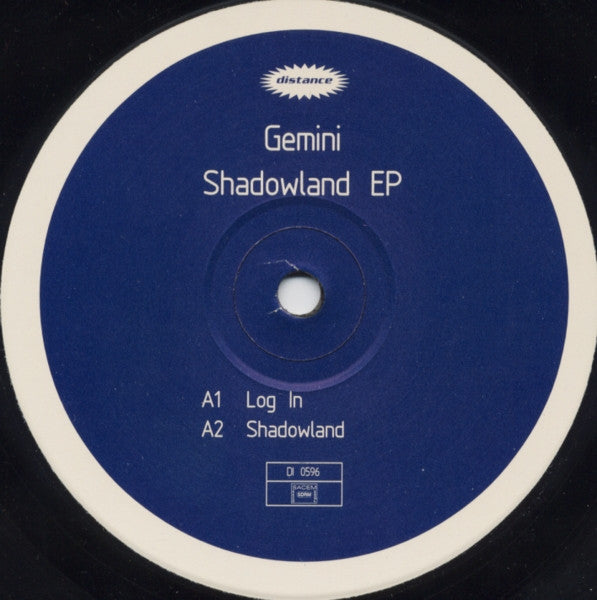 Gemini - Shadowland EP - VG+ 12" EP Record 1997 Distance France Vinyl - House / Deep House / Tech House