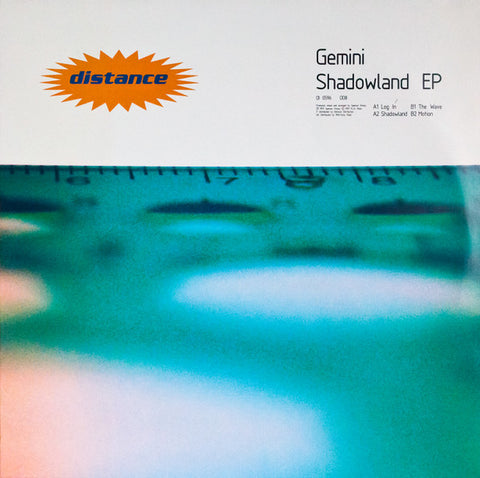 Gemini - Shadowland EP - VG+ 12" EP Record 1997 Distance France Vinyl - House / Deep House / Tech House