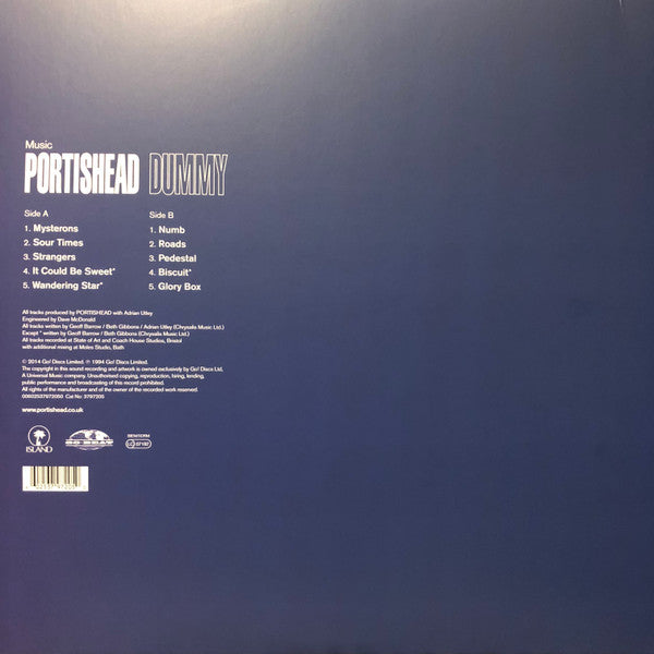 Portishead - Dummy (1994) - New LP Record 2017 Go! Beat Europe 180 gram Vinyl - Electronic / Trip Hop / Downtempo - Shuga Records