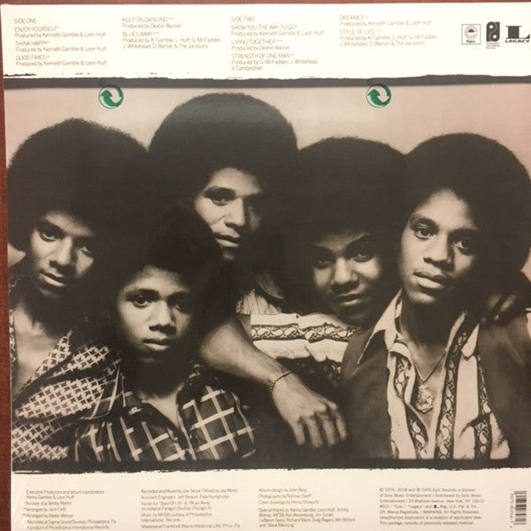 The Jacksons - The Jacksons (1976) - Mint- LP Record 2018 Epic USA Vinyl - Funk / Soul / Disco - Shuga Records