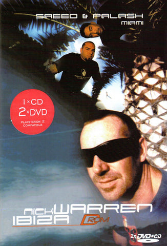 Nick Warren / Saeed & Palash - Live in Ibiza / Miami - Mint- 2x DVD 2001 MAWA Film D-ROM  - House / Progressive House / Progressive Trance