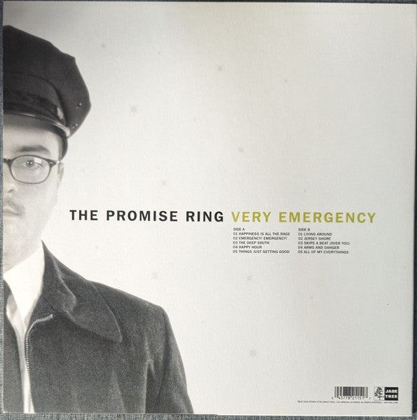 The Promise Ring - Very Emergency (1999) - Mint- LP Record 2018 Jade Tree USA Clear Vinyl & Insert - Alternative Rock / Emo / Indie Rock - Shuga Records