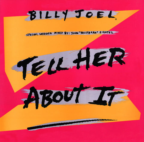 Billy Joel - Tell Her About It - VG+ 12" Single Record 1983 Columbia USA Original Vinyl - Pop Rock / Synth-pop - Shuga Records