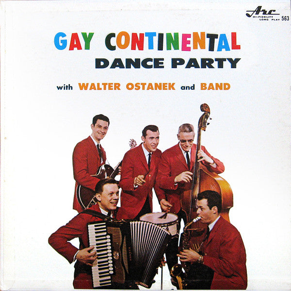 Walter Ostanek And His Band - Gay Continental Dance Party - VG+ LP Record 1960s ARC Canada Vinyl - World / Polka