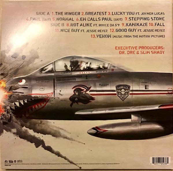 Eminem - Kamikaze - Mint- LP Record 2018 Aftermath Shady Interscope USA Picture Disc Red Camouflage Vinyl - Hip Hop