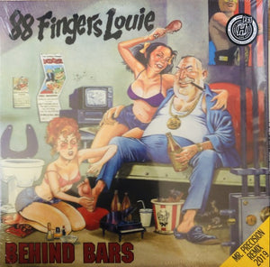 88 Fingers Louie - Behind Bars (1995) - Mint- LP Record 2019 Hopeless USA Blue Vinyl, Insert & Download - Punk Rock / Melodic Hardcore