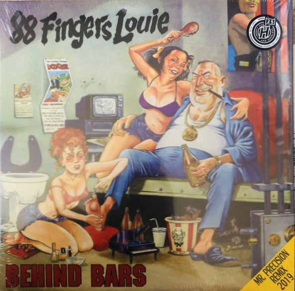 88 Fingers Louie - Behind Bars (1995) - Mint- LP Record 2019 Hopeless USA Blue Vinyl, Insert & Download - Punk Rock / Melodic Hardcore