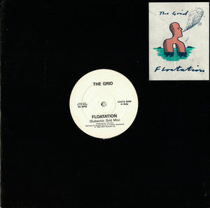 The Grid - Floatation - VG+ 12" Single Record 1990 EastWest UK Promo Vinyl - House / Dub / Ambient