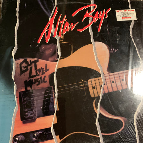 Altar Boys - Gut Level Music - VG+ LP Record 1986 Frontline USA Vinyl & Insert - New Wave / Punk / Xian