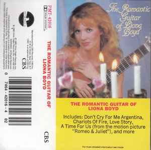 Liona Boyd - The Romantic Guitar Of Liona Boyd - Used Cassette 1985 CBS Tape - Contemporary Jazz