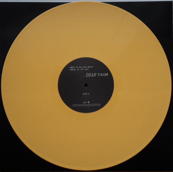 Billie Eilish - When We All Fall Asleep, Where Do We Go? - Mint- LP Record 2019 Darkroom Pale Yellow Vinyl - Indie Pop