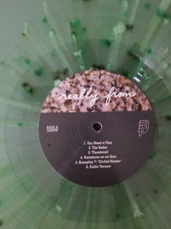 Really From - Verse - Mint- LP Record 2017 Topshelf Coke bottle clear w/ Green splatter Vinyl - Rock / Emo - Shuga Records