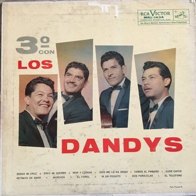 Los Dandys - 3 Con Los Dandys - VG+ LP Record 1962 RCA Victor USA Mono Vinyl - Latin / Bolero