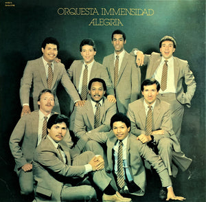 Orquesta Inmensidad - Alegria - VG LP Record 1983 Barbaro USA Vinyl - Latin / Salsa / Bolero - Shuga Records