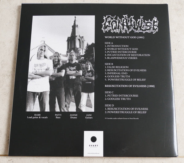 Convulse - World Without God (1991) - New 2 LP Record 2019 Svart Finland Red 180 gram Vinyl - Death Metal - Shuga Records