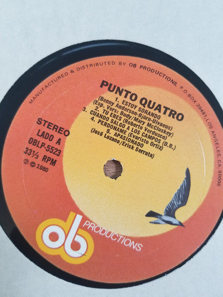 Punto Quatro - Vol. 4 "Estoy Soñando" - LP Record 1980 OB Productions - Mint- LP Record 1980 OB Productions USA Vinyl - Latin / Pop - Shuga Records