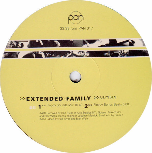 Extended Family - Ulysses - Mint- 12" Single Record 1998 PAN UK Vinyl - House - Shuga Records