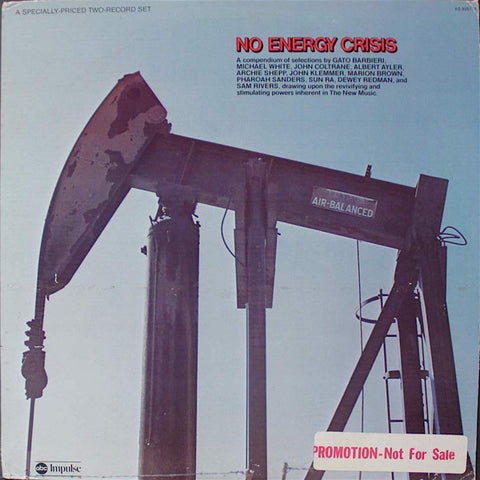 Various - No Energy Crisis - 2 LP Record 1974 ABC USA Vinyl - Jazz / Free Jazz / Jazz-Soul