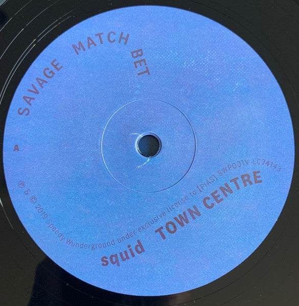 Squid – Town Centre - Mint- EP Record 2019 Speedy Wunderground UK