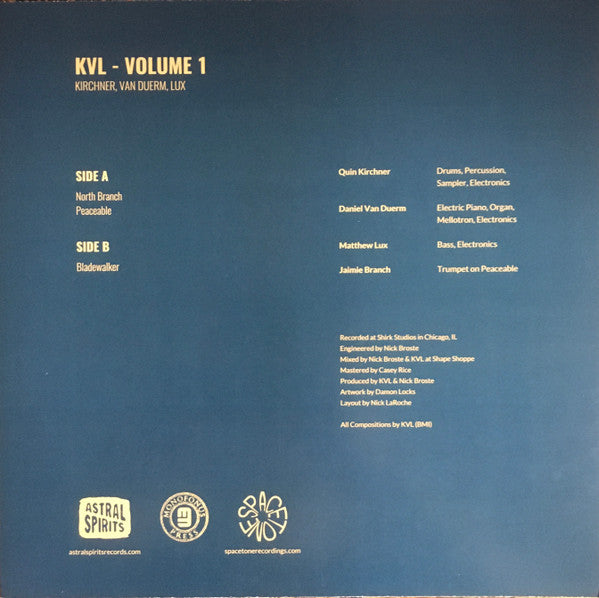 KVL – Volume 1 - Mint- LP Record 2019 Monofonus Astral Spirits Spacetone USA Black Vintl - Jazz - Shuga Records