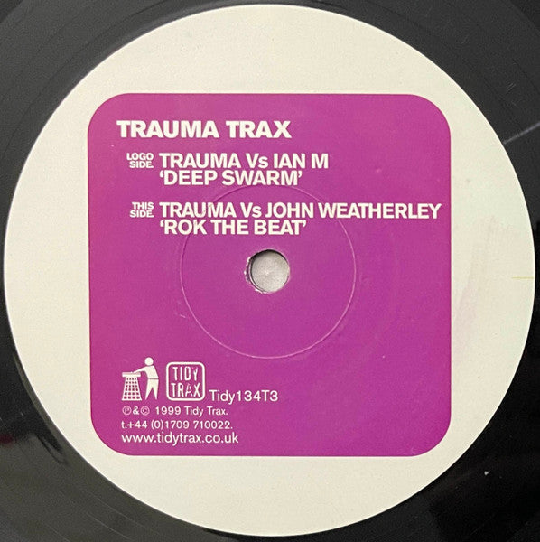 Trauma - Trauma Trax - VG+ 12" Single Record 2000 Tidy Trax UK Vinyl - Trance / Hard Trance / Hard House