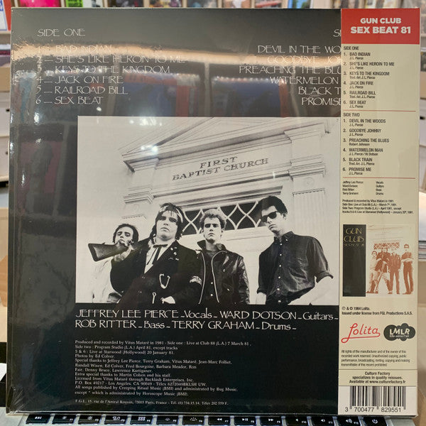 Gun Club ‎– Sex Beat 81 (1981) - Mint- LP Record Store Day Black Friday 2019 Culture Factory RSD Yellow Vinyl - Punk Rock / Post-Punk