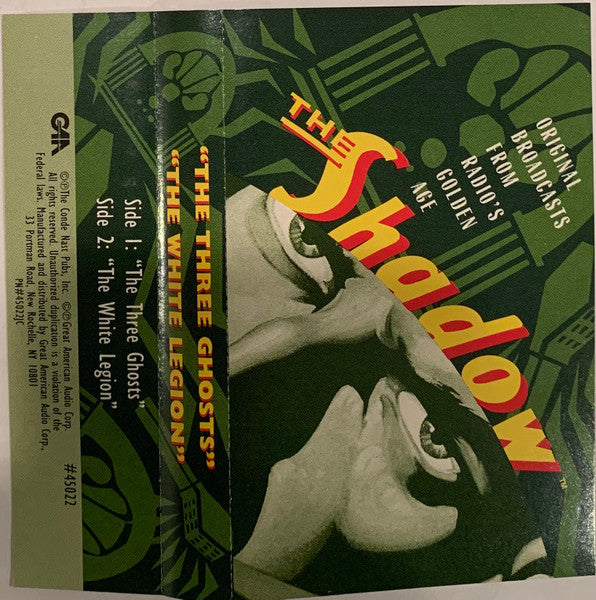 Orson Welles, Agnes Moorehead - The Shadow (The Three Ghosts / The White Legion) New Cassette Tape 1994 Great American Audio USA - Radioplay / Spoken Word