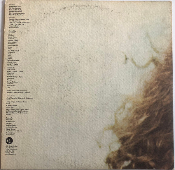 Carole King - Rhymes & Reasons - Mint- LP Record 1972 Ode USA Original Press Promo Gold Stamp Vinyl - Pop Rock / Folk Rock / Soft Rock - Shuga Records