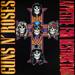 Guns N' Roses - Appetite For Destruction (1987) - New 2 LP Record 2018 Geffen 180 gram Vinyl, Hologroove Hologram & Download - Hard Rock / Arena Rock - Shuga Records