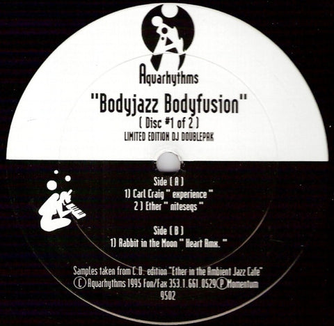 Aquarhythms - Bodyjazz Bodyfusion (Carl Craig Mixes) - VG 2x 12"Single Record 1995 USA Wisconsin Midwest Vinyl - Techno / Acid / Ambient / Breaks