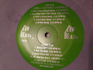 Raw Beats - Raw Beats #65 - VG+ 12" LP Record 2002 Raw Beats USA Marbled Grey Vinyl - Hip Hop / Instrumental - Shuga Records