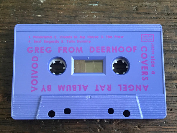 Greg from Deerhoof - Covers Angel Rat Album By Voivod - New Cassette 2020 Joyful Noise Club Edition USA Tape - Indie Rock / Acoustic