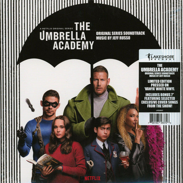 Jeff Russo - The Umbrella Academy - New LP Record 2021 Lakeshore Vanya White Vinyl & 7" - Soundtrack / Netflix