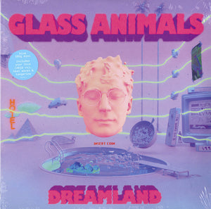 Glass Animals - Dreamland - Mint- LP Record 2020 Polydor Republic Wolf Tone Indie Exclusive 180 gram Blue Vinyl, Insert & Download - Indie Pop / Psychedelic Rock - Shuga Records