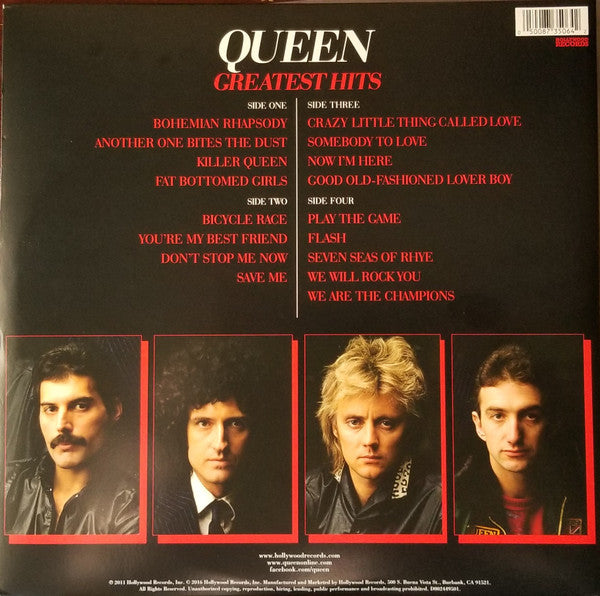 Queen - Greatest Hits (1980) - New 2 LP Record 2019 Hollywood 180 gram Vinyl - Pop Rock / Arena Rock - Shuga Records