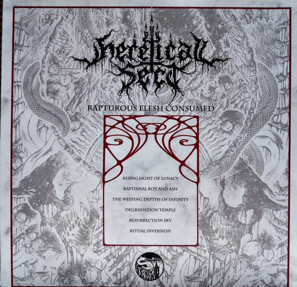 Heretical Sect - Rapturous Flesh Consumed - New LP Record 2020 Gilead Media Vinyl, Insert, Download & Poster - Black Metal / Death Metal / Doom Metal - Shuga Records