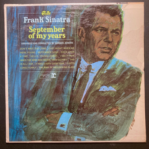 Frank Sinatra - September Of My Years - VG+ LP Record 1965 Reprise USA Original Mono Vinyl - Jazz / Vocal