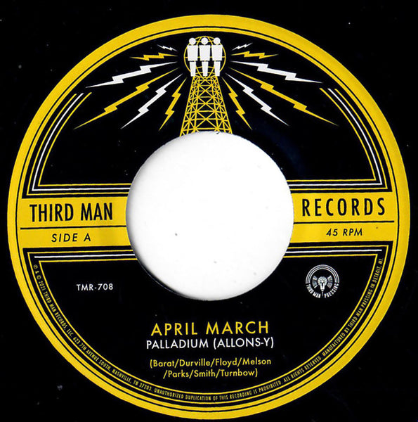 April March / Olivia Jean - Palladium - New 7" Single Record 2021 Third Man USA Black Vinyl - Indie Rock / Yé-Yé