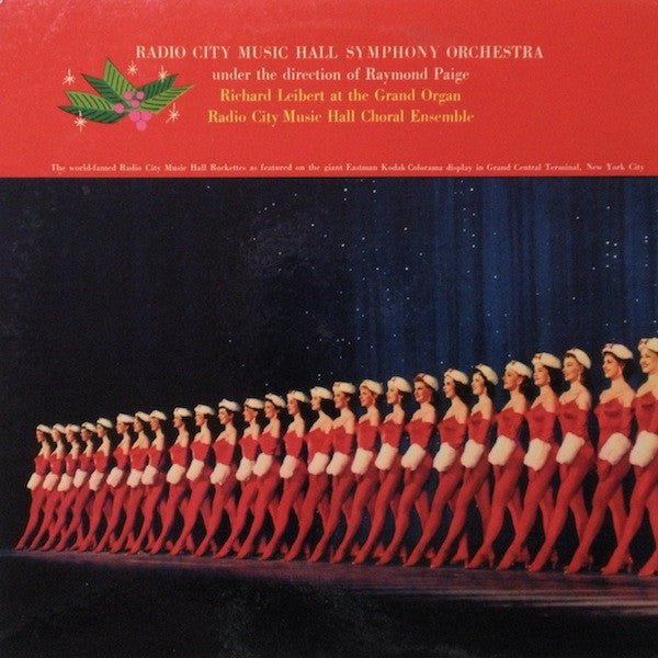 Radio City Music Hall Orchestra / Raymond Paige - Christmas Holidays At Radio City Music Hall - VG+ LP Record 1958 RCA USA Original Vinyl & Booklet - Holiday - Shuga Records