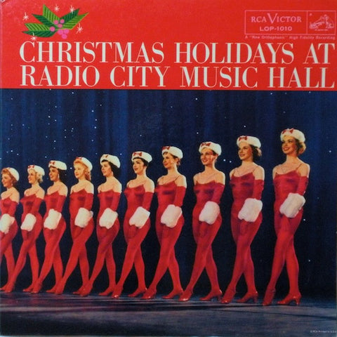 Radio City Music Hall Orchestra / Raymond Paige - Christmas Holidays At Radio City Music Hall - VG+ LP Record 1958 RCA USA Original Vinyl & Booklet - Holiday - Shuga Records