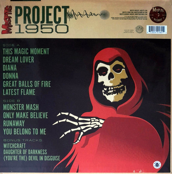 Misfits - Project 1950 (Expanded Edition) (2003) - Mint- LP Record 2021 Misfits 180 gram Vinyl - Punk / Rock & Roll