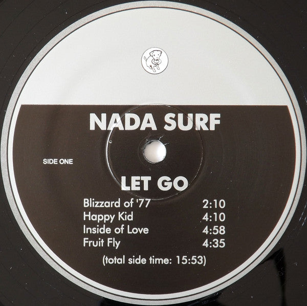 Signed Autographed By Matthew Caws - Nada Surf - Let Go - Mint- 2 LP Record 2009 Barsuk USA Vinyl, Insert & Download - Indie Rock